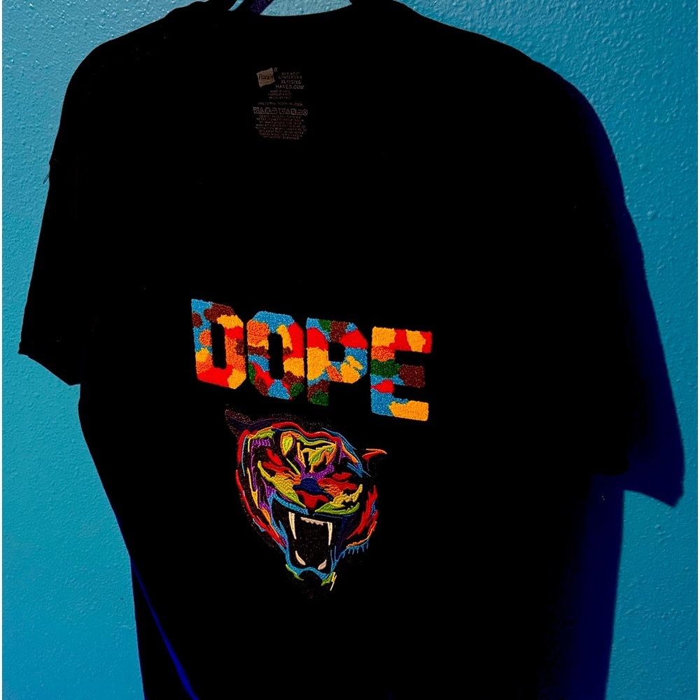 DOPE BEAST V-Neck T-Shirt Men’s Size XL - Picture 3 of 7